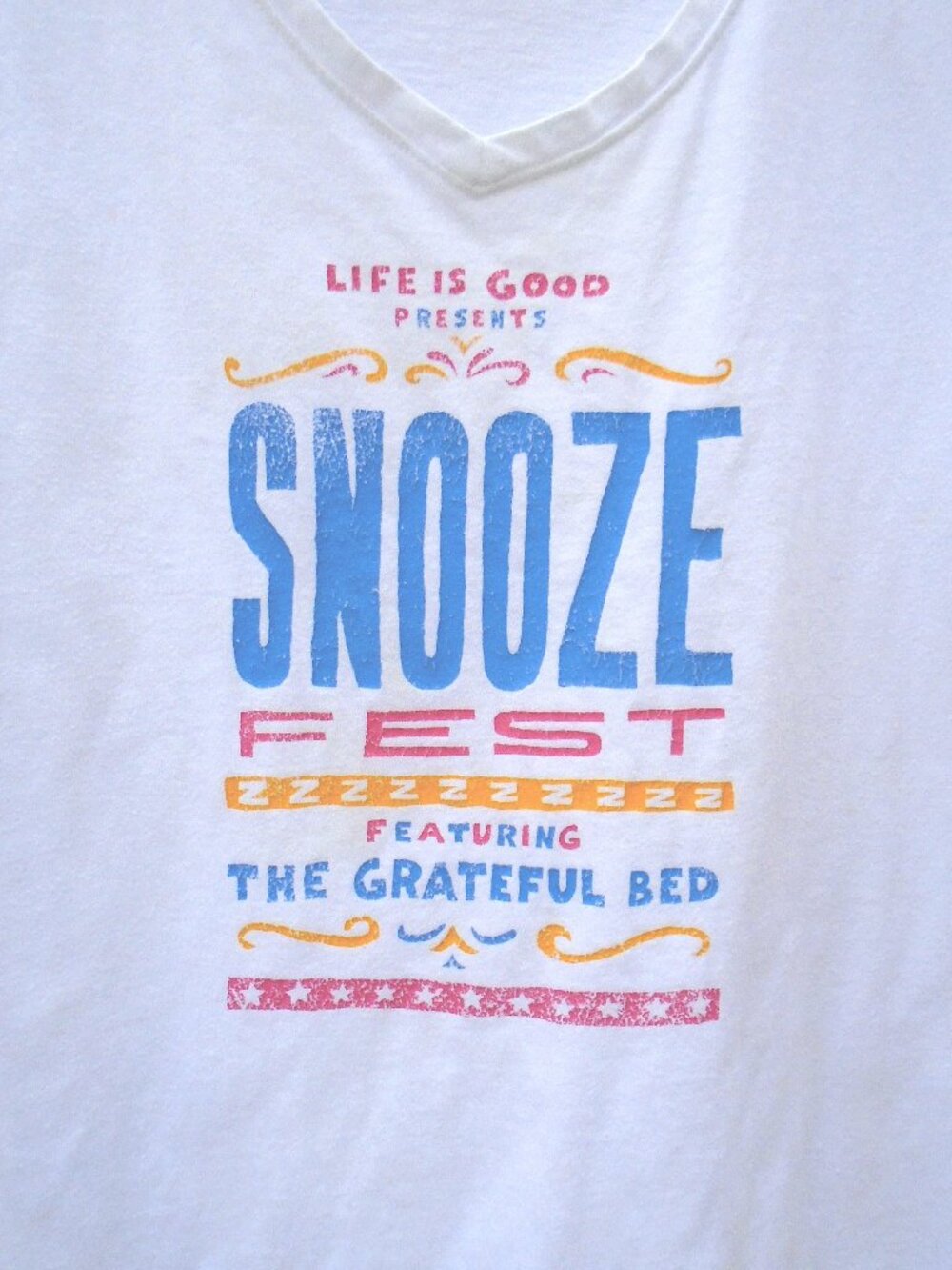 Life is Good SLEEP Shirt soft cotton knit White - so comfy